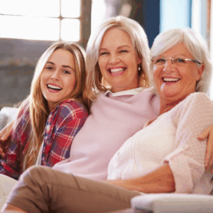 3 generations of women