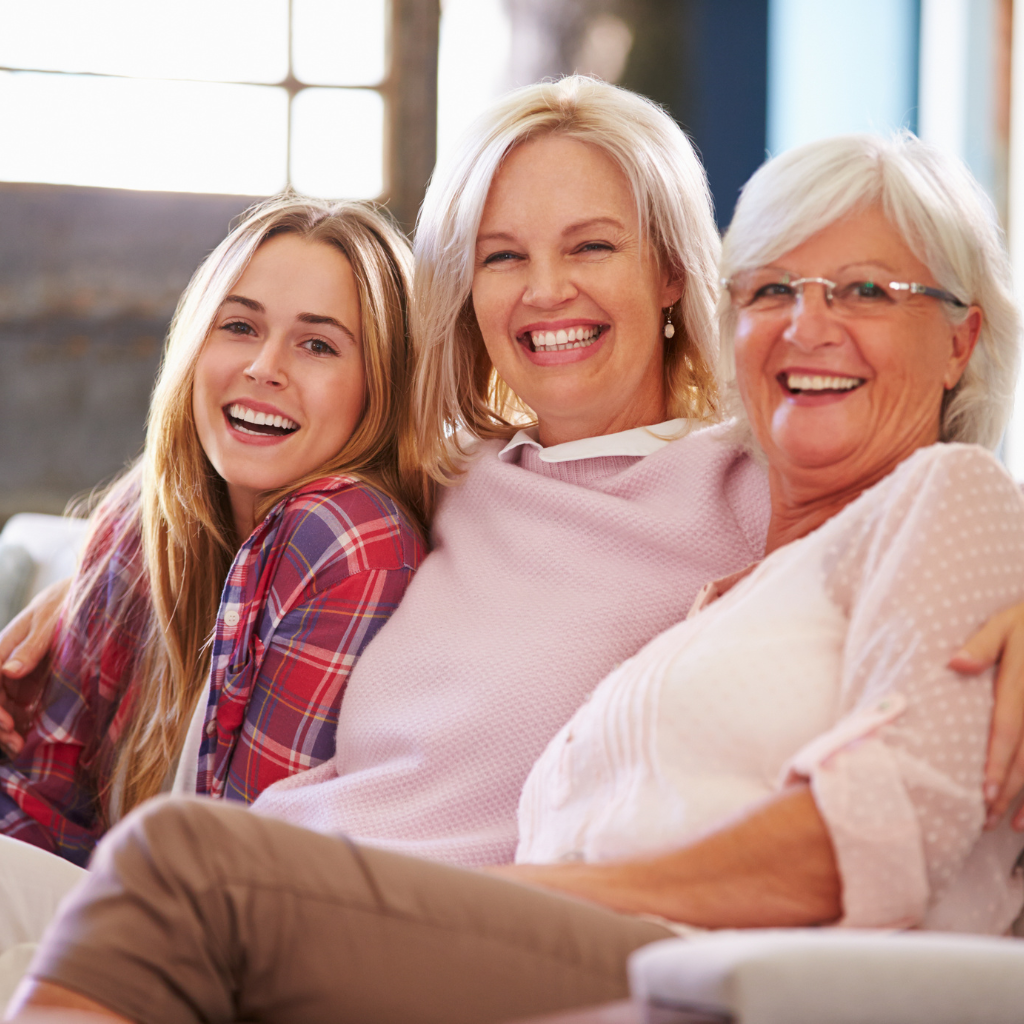 3 generations of women